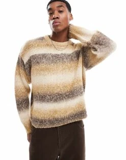 Cotton:On Ombre Crew Knit In Beige For Men 11 Cotton:On Ombre Crew Knit In Beige For Men -Cotton:On Sales Store 207456503 1 beige 1