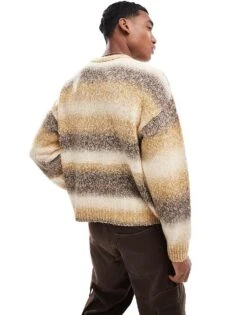 Cotton:On Ombre Crew Knit In Beige For Men 10 Cotton:On Ombre Crew Knit In Beige For Men -Cotton:On Sales Store 207456503 4