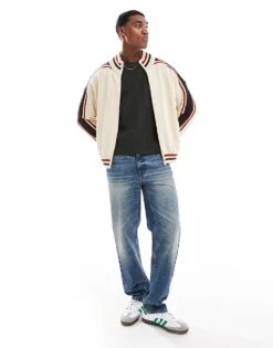 Cotton:On Knitted Bomber In Off-white For Men -Cotton:On Sales Store 207456673 1 offwhite 1