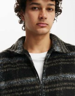 Cotton:On Harrington Jacket In Black For Men -Cotton:On Sales Store 207456751 4