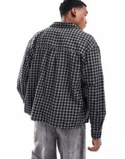 Cotton:On Tribeca Long Sleeve Shirt In Black For Men 8 Cotton:On Tribeca Long Sleeve Shirt In Black For Men -Cotton:On Sales Store 207522169 2