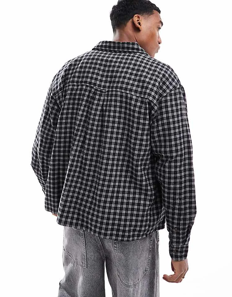 Cotton:On Tribeca Long Sleeve Shirt In Black For Men 4 Cotton:On Tribeca Long Sleeve Shirt In Black For Men - Image 2