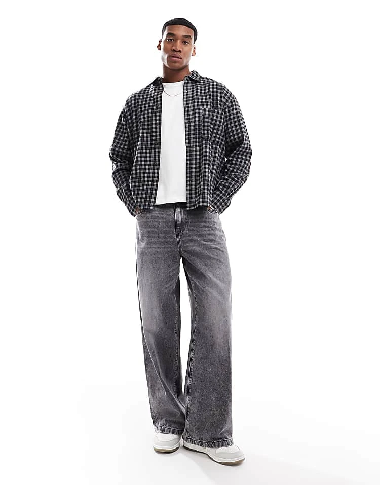 Cotton:On Tribeca Long Sleeve Shirt In Black For Men 5 Cotton:On Tribeca Long Sleeve Shirt In Black For Men - Image 3