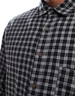 Cotton:On Tribeca Long Sleeve Shirt In Black For Men 10 Cotton:On Tribeca Long Sleeve Shirt In Black For Men -Cotton:On Sales Store 207522169 4