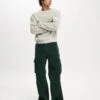 Cotton:On Baggy Pleat Cargo Pant In Green For Men -Cotton:On Sales Store 207545157 1 green