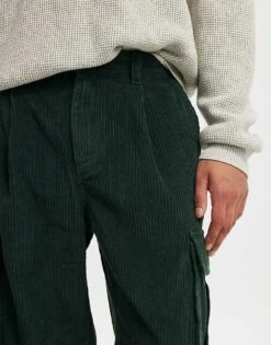 Cotton:On Baggy Pleat Cargo Pant In Green For Men -Cotton:On Sales Store 207545157 4