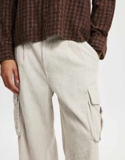Cotton:On Baggy Pleat Cargo Pant In Beige For Men -Cotton:On Sales Store 207545177 3