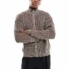 Cotton:On Zip Through Knit In Brown For Men 2 Cotton:On Zip Through Knit In Brown For Men -Cotton:On Sales Store 207545432 1 brown