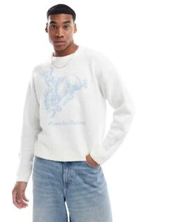 Cotton:On Cotton On Western Crew Neck Knit In Cream For Men 11 Cotton:On Cotton On Western Crew Neck Knit In Cream For Men -Cotton:On Sales Store 207566797 1 cream 1