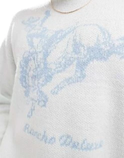 Cotton:On Cotton On Western Crew Neck Knit In Cream For Men 9 Cotton:On Cotton On Western Crew Neck Knit In Cream For Men -Cotton:On Sales Store 207566797 3