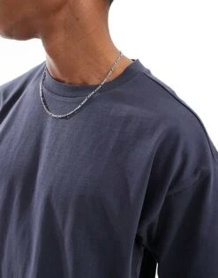 Cotton:On Cotton On Box Fit T-shirt In Navy For Men True Navy 9 Cotton:On Cotton On Box Fit T-shirt In Navy For Men True Navy -Cotton:On Sales Store 207566815 3