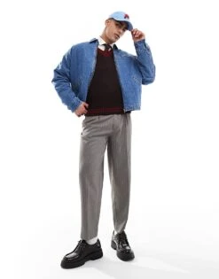 Cotton:On Cotton On V Neck Knit In Brown And Red For Men Chocolate -Cotton:On Sales Store 207566831 3