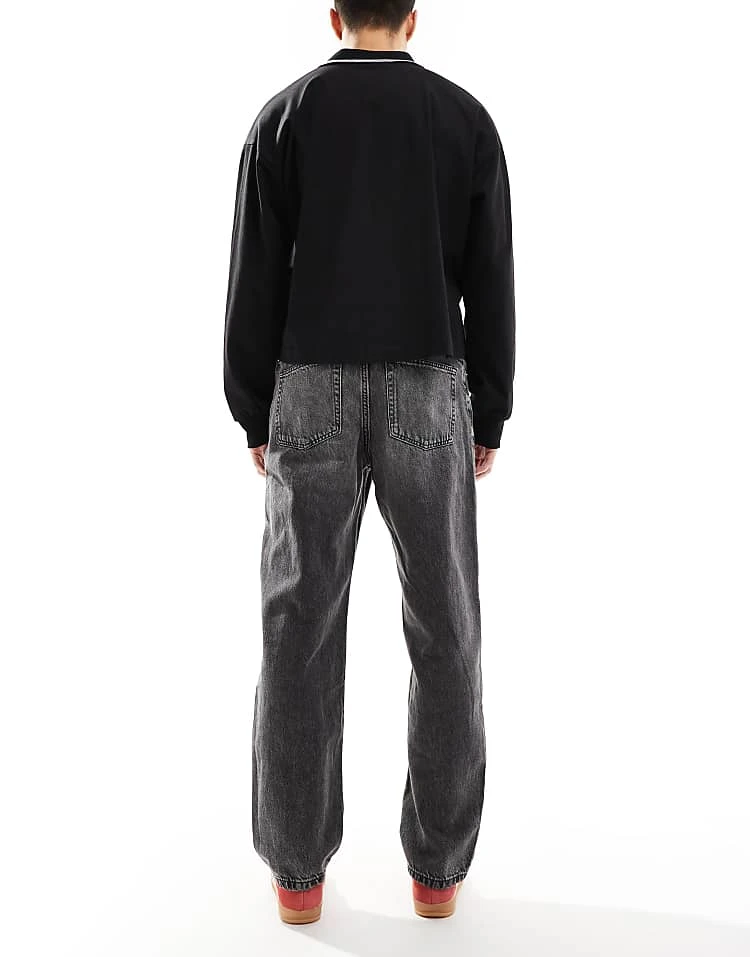 Cotton:On Cotton On Baggy Jeans In Domino Black For Men 4 Cotton:On Cotton On Baggy Jeans In Domino Black For Men - Image 2