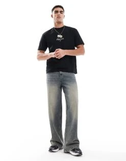 Cotton:On Cotton On Loose Fit Art T-shirt With Dice Graphic In Black For Men 10 Cotton:On Cotton On Loose Fit Art T-shirt With Dice Graphic In Black For Men -Cotton:On Sales Store 207566924 4