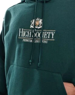 Cotton:On Cotton On Box Fit Hoodie With High Society In Green For Men Multi 10 Cotton:On Cotton On Box Fit Hoodie With High Society In Green For Men Multi -Cotton:On Sales Store 207566942 4