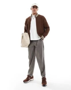 Cotton:On Cotton On Zip Through Knit In Chocolate For Men 10 Cotton:On Cotton On Zip Through Knit In Chocolate For Men -Cotton:On Sales Store 207566943 4