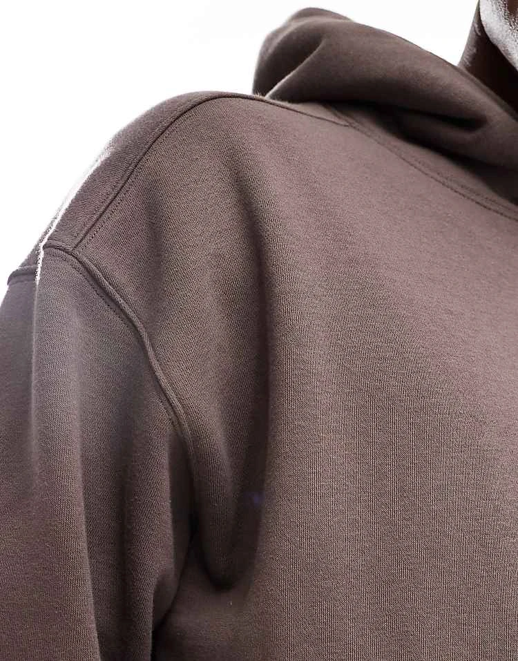 Cotton:On Cotton On Box Fit Hoodie In Washed Chocolate For Men 5 Cotton:On Cotton On Box Fit Hoodie In Washed Chocolate For Men - Image 3