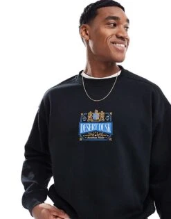 Cotton:On Cotton On Box Fit Graphic Crew Neck Sweater With Desert Dusk Print In Black For Men Black/desert Dusk 11 Cotton:On Cotton On Box Fit Graphic Crew Neck Sweater With Desert Dusk Print In Black For Men Black/desert Dusk -Cotton:On Sales Store 207566979 1 blackdesertdusk 1