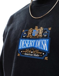 Cotton:On Cotton On Box Fit Graphic Crew Neck Sweater With Desert Dusk Print In Black For Men Black/desert Dusk 9 Cotton:On Cotton On Box Fit Graphic Crew Neck Sweater With Desert Dusk Print In Black For Men Black/desert Dusk -Cotton:On Sales Store 207566979 3