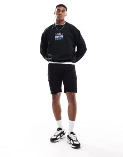 Cotton:On Cotton On Box Fit Graphic Crew Neck Sweater With Desert Dusk Print In Black For Men Black/desert Dusk 10 Cotton:On Cotton On Box Fit Graphic Crew Neck Sweater With Desert Dusk Print In Black For Men Black/desert Dusk -Cotton:On Sales Store 207566979 4