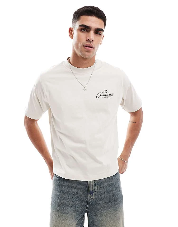 Cotton:On Cotton On Cropped Fit T-shirt With Sundown Studios For Men Multi 4 Cotton:On Cotton On Cropped Fit T-shirt With Sundown Studios For Men Multi - Image 2