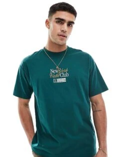 Cotton:On Box Fit Graphic T-shirt In Green For Men 10 Cotton:On Box Fit Graphic T-shirt In Green For Men -Cotton:On Sales Store 207836092 4