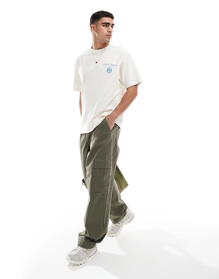 Cotton:On Box Fit Graphic T-shirt In Off-white For Men 4 Cotton:On Box Fit Graphic T-shirt In Off-white For Men - Image 2