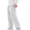 Cotton:On Cotton On Wide Leg Jogger Trousers In Grey Marle Co-ord For Men -Cotton:On Sales Store 208134873 1 greymarle