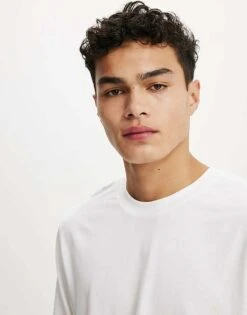 Cotton:On Cropped Fit Long Sleeve In White For Men -Cotton:On Sales Store 208214390 3