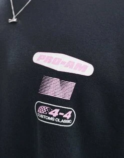 Cotton:On Box Fit Graphic Crew Sweater In Washed Black/ Pro-am For Men 10 Cotton:On Box Fit Graphic Crew Sweater In Washed Black/ Pro-am For Men -Cotton:On Sales Store 208292979 4