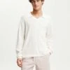 Cotton:On Easy Short In Dusty Pink/white Pinstripe For Men