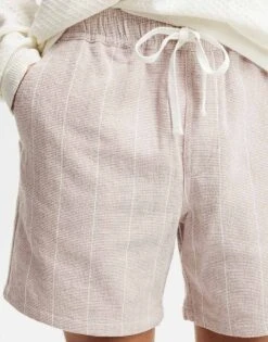 Cotton:On Easy Short In Dusty Pink/white Pinstripe For Men -Cotton:On Sales Store 208293009 4