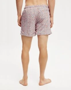 Cotton:On Stretch Swim Short In Red Blue Micro For Men -Cotton:On Sales Store 208293027 3