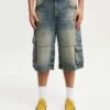 Cotton:On Super Baggy Jort In Cargo Sandstorm Blue For Men