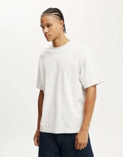 Cotton:On Box Fit T-shirt In White Marle For Men -Cotton:On Sales Store 208310291 1 whitemarle 1