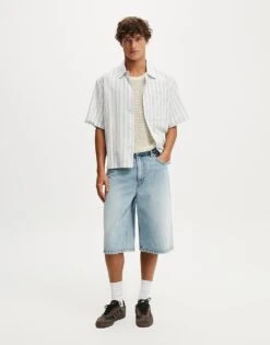 Cotton:On Ventura Short Sleeve Shirt In Blue For Men -Cotton:On Sales Store 208331525 1 blue 1