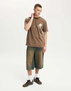 Cotton:On Loose Fit Michelin T-shirt In Brown For Men -Cotton:On Sales Store 208344927 3