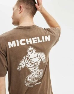 Cotton:On Loose Fit Michelin T-shirt In Brown For Men -Cotton:On Sales Store 208344927 4